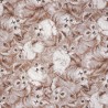 Japanese Cotton Linen Fabric Nutex Ono Cats Cute Kittens Animals 110cm Wide