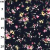 100% Cotton Poplin Fabric Rose & Hubble Flower Floral Falklands Close 112cm Wide