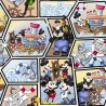 100% Cotton Percale Fabric Steamboat Willie Comic 112cm Wide