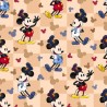 100% Cotton Percale Fabric Steamboat Willie Voyage 112cm Wide