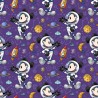 100% Cotton Percale Fabric Steamboat Willie Spaceman 112cm Wide