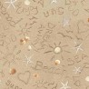 100% Cotton Digital Fabric Timeless Treasures Writing On Sand Beach 112cm Wide