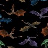 100% Cotton Fabric Timeless Treasures Dragons Repeat Dragon's Lair 112cm Wide