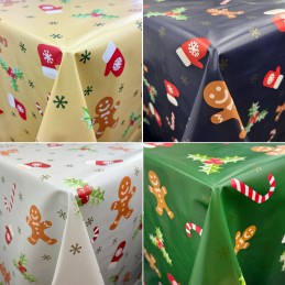 PVC Tablecloth Christmas...