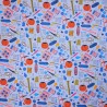 100% Cotton Fabric Nutex Purrfect Stitches Sewing Bag Haberdashery 112cm Wide