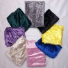 1Kg Bulk Sale Plain Crushed Velour Fabric Roll Ends Material Surprise Multi Box Colourful