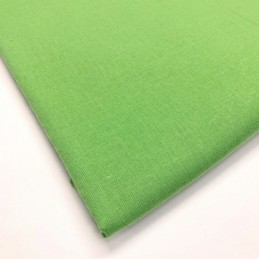 Lifestyle 100% Cotton Fabric Plain Coloured Solid 150cms Wide 135gsm Apple