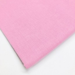 Lifestyle 100% Cotton Fabric Plain Coloured Solid 150cms Wide 135gsm Baby Pink