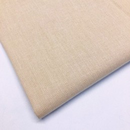 Lifestyle 100% Cotton Fabric Plain Coloured Solid 150cms Wide 135gsm Beige