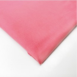 Lifestyle 100% Cotton Fabric Plain Coloured Solid 150cms Wide 135gsm Bright Pink