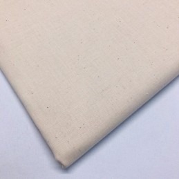 Lifestyle 100% Cotton Fabric Plain Coloured Solid 150cms Wide 135gsm Natural