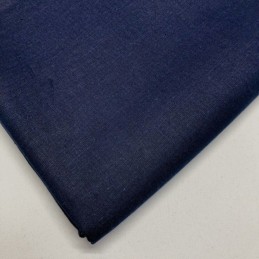 Lifestyle 100% Cotton Fabric Plain Coloured Solid 150cms Wide 135gsm Navy