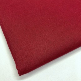 Lifestyle 100% Cotton Fabric Plain Coloured Solid 150cms Wide 135gsm Wine