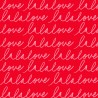 100% Cotton Fabric Dashwood Studio Je T'aime Love Valentine's Day 112cm Wide