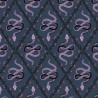 100% Cotton Fabric Dashwood Studio Spellbound Halloween Snake Serpent 112cm Wide