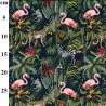 Digital 21 Wale Cotton Cord Prints Fabric Wild Animals Jungle Zebra 142cm Wide