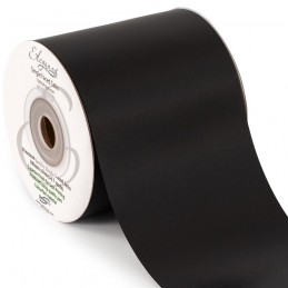 Black 100mm Satin Sash Ribbon