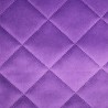 Quilted Velvet Fabric Diamond Plain Upholstery 145cm Wide