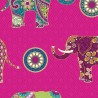 100% Cotton Fabric Benartex Return To Hope Elephant Wonder Florals 112cm Wide