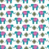 100% Cotton Fabric Benartex Return To Hope Small Wonder Elephants 112cm Wide