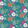 100% Cotton Fabric Nutex Floral Dreams Field Flower Sudbrooke Drive 112cm Wide