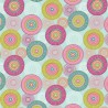 100% Cotton Fabric Nutex Floral Dreams Circles Colourful Abstract 112cm Wide