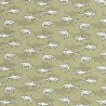 Cotton Jersey Fabric Stretchy Dressmaking Shark Ocean Sea Underwater 150cm Wide