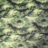 Bubs Digital Printed Sherpa Fleece Fabric Dino Dinosaur Stegosaurus 143cm Wide