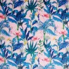 Bubs Digitally Printed Fleece Fabric Tropical Flamingo Rainforest 150cm Wide