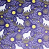 Bubs Digitally Printed Fleece Fabric A Polar Bears Dreams Stars Night 150cm Wide