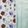 Alpine Fleece Soft Sweatshirt Fabric Welted Flower Floral Brigg Close 145cm Wide