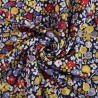 Alpine Fleece Soft Sweatshirt Fabric Floral Fields Flower Carram Way 150cm Wide