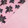 Alpine Fleece Soft Sweatshirt Fabric Arty Leaves Foliage Exotic 140cm Wide