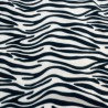 Printed Polar Fleece Soft Fabric Zebra Animal Print Stripes Wildlife 150cm Wide