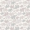 SALE 100% Cotton Fabric Lewis & Irene Elephants & Stars Animals Grey 112cm Wide