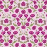 SALE 100% Cotton Fabric Lewis & Irene Mirrored Poppies & Hares Floral Light Lavender 112cm Wide