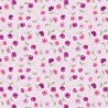 SALE 100% Cotton Fabric Lewis & Irene Multi Poppies Floral Carr Close Light Purple 112cm Wide