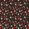 SALE 100% Cotton Fabric Lewis & Irene Multi Poppies Floral Carr Close Dark 112cm Wide