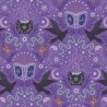 SALE 100% Cotton Fabric Lewis & Irene Cast A Spell Purple Metallic 112cm Wide