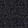 SALE 100% Cotton Fabric Lewis & Irene Celestial Bumbleberries Black Metallic 112cm Wide