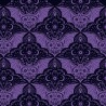 SALE 100% Cotton Fabric Lewis & Irene Cast A Spell Floral Bat Purple 112cm Wide