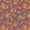 SALE 100% Cotton Fabric Lewis & Irene Hide & Squeak Squirrels Mauve 112cm Wide