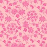 SALE 100% Cotton Fabric Lewis & Irene Hummingbird Flower Floral Pink 112cm Wide