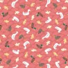 SALE 100% Cotton Fabric Lewis & Irene Ducks Animals Pink Terracotta 112cm Wide