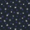 SALE 100% Cotton Fabric Lewis & Irene Glow In The Dark Spiders Black 112cm Wide