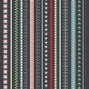 SALE 100% Cotton Fabric Lewis & Irene Festive Stripes Scandi Dark 112cm Wide