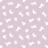 SALE 100% Cotton Fabric Lewis & Irene Arctic Fox Animals Winter Pink 112cm Wide