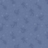 SALE 100% Cotton Fabric Lewis & Irene Mermaid Bubbles Blue Metallic 112cm Wide