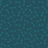 SALE 100% Cotton Fabric Lewis & Irene On The Lake Dragonfly Dark Teal 112cm Wide