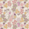 SALE 100% Cotton Fabric Lewis & Irene Sea Holly Floral Natural 112cm Wide